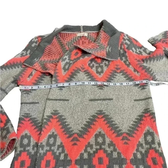 Hit List Los Angeles Western Tribal Aztec Open Cardigan Sweater Women’s Size XL - Picture 8 of 11